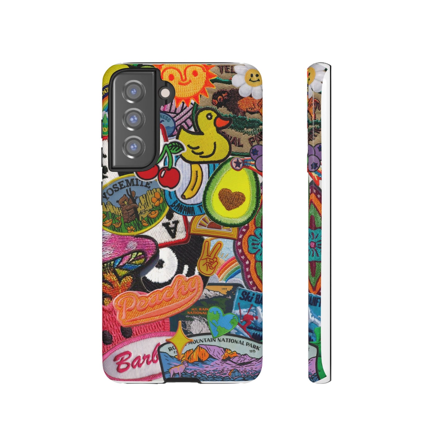 Patch Mix Phone Case compatible with Samsung