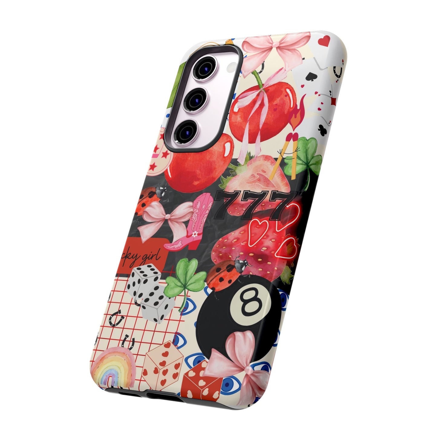 Lucky Girl Phone Case compatible with Samsung