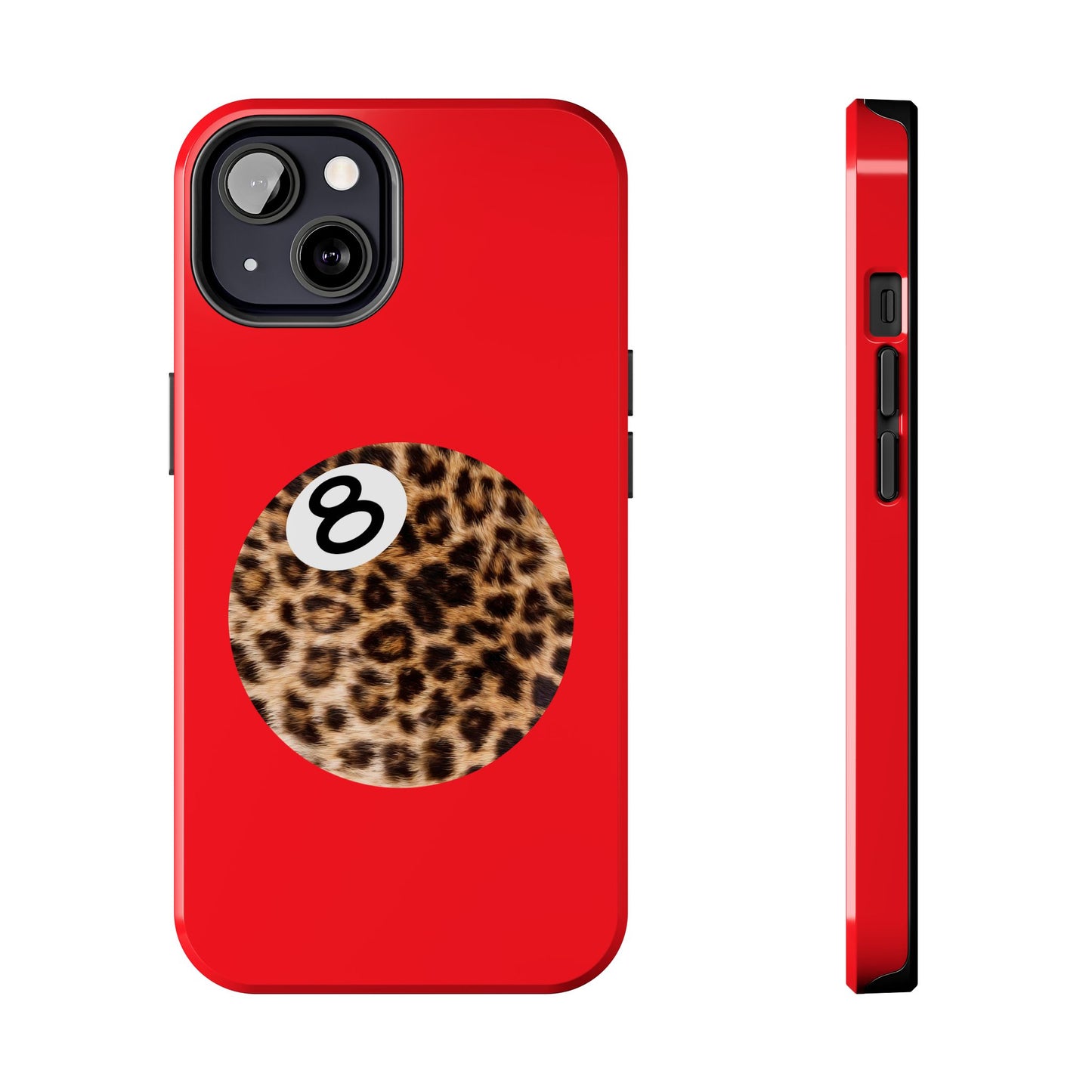 Leopard 8 Ball Phone Case compatible with iPhone