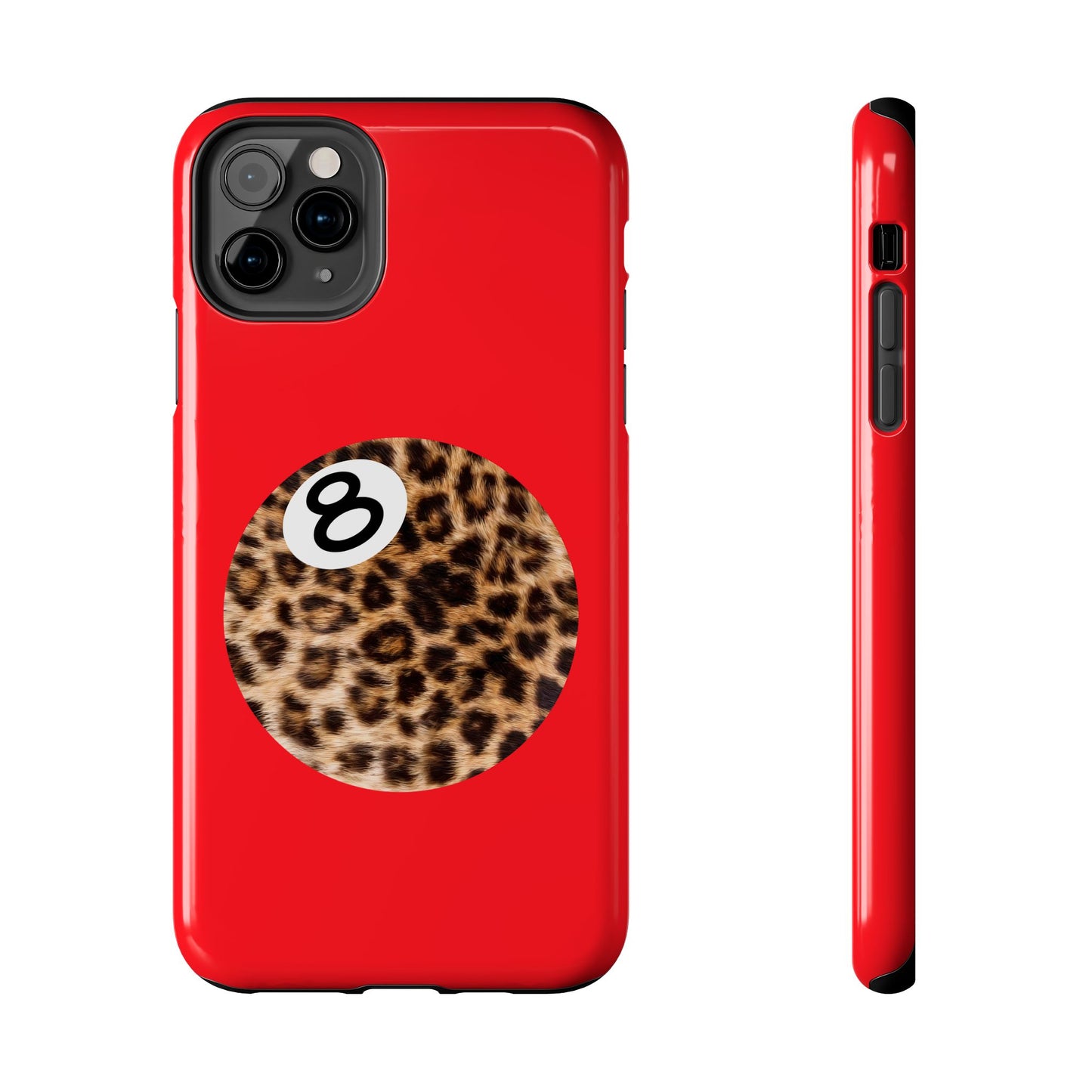 Leopard 8 Ball Phone Case compatible with iPhone