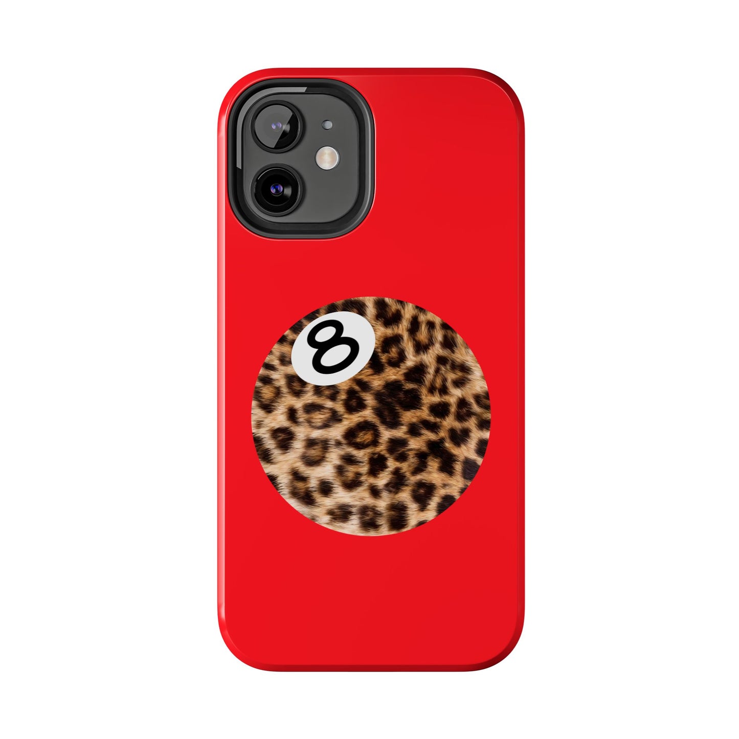 Leopard 8 Ball Phone Case compatible with iPhone