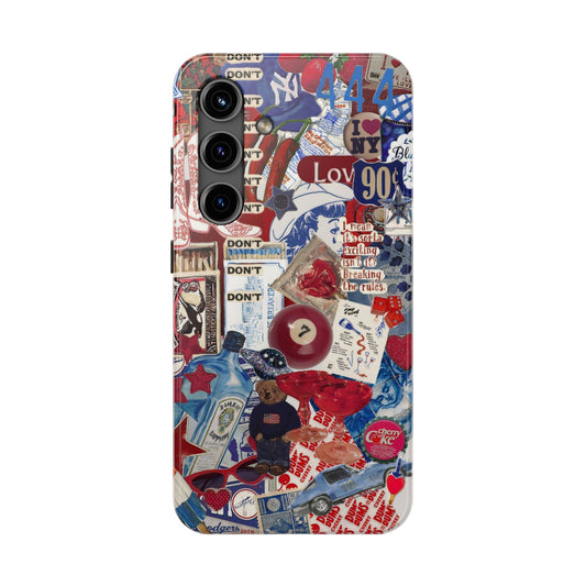 Retro Vibes Phone Case compatible with Samsung