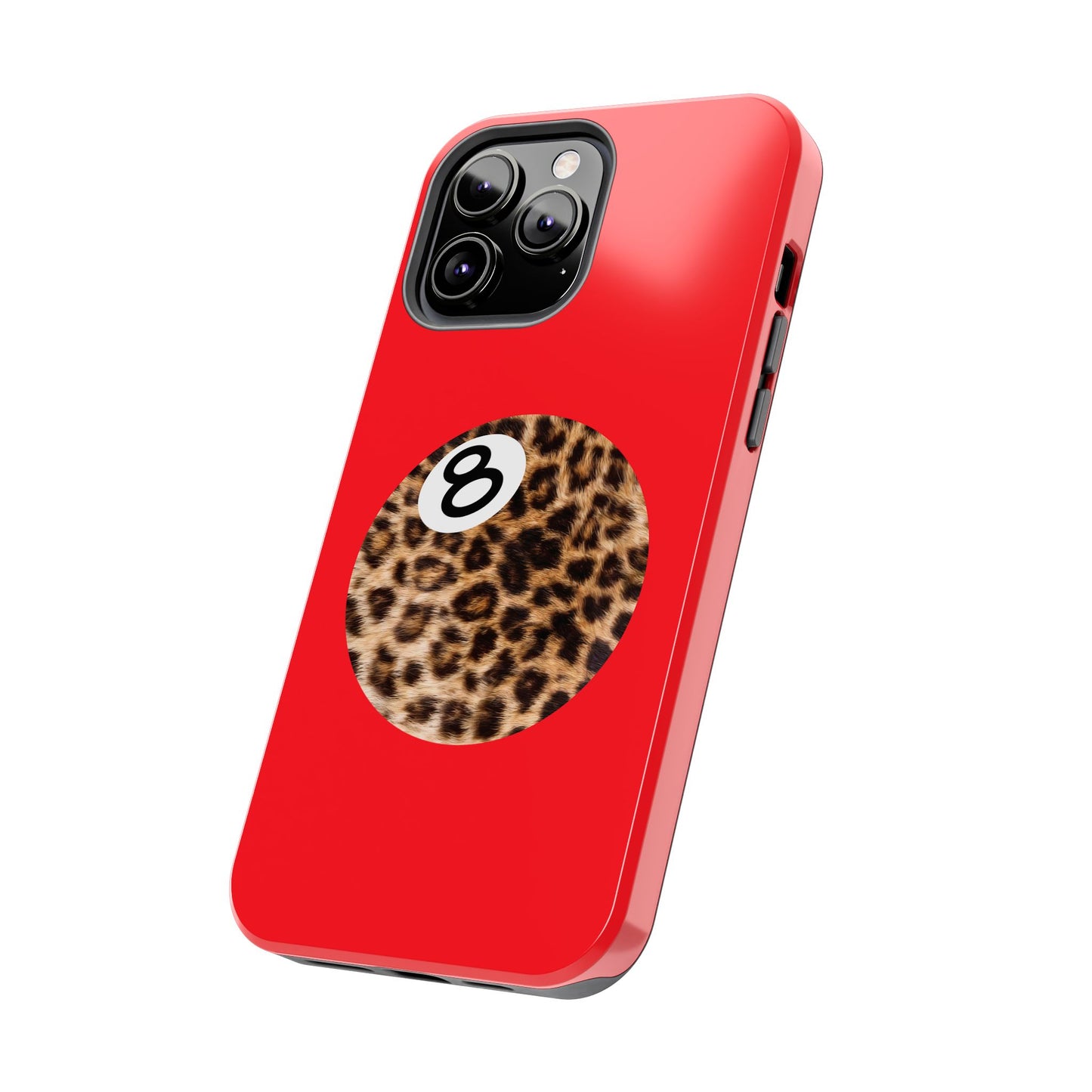 Leopard 8 Ball Phone Case compatible with iPhone