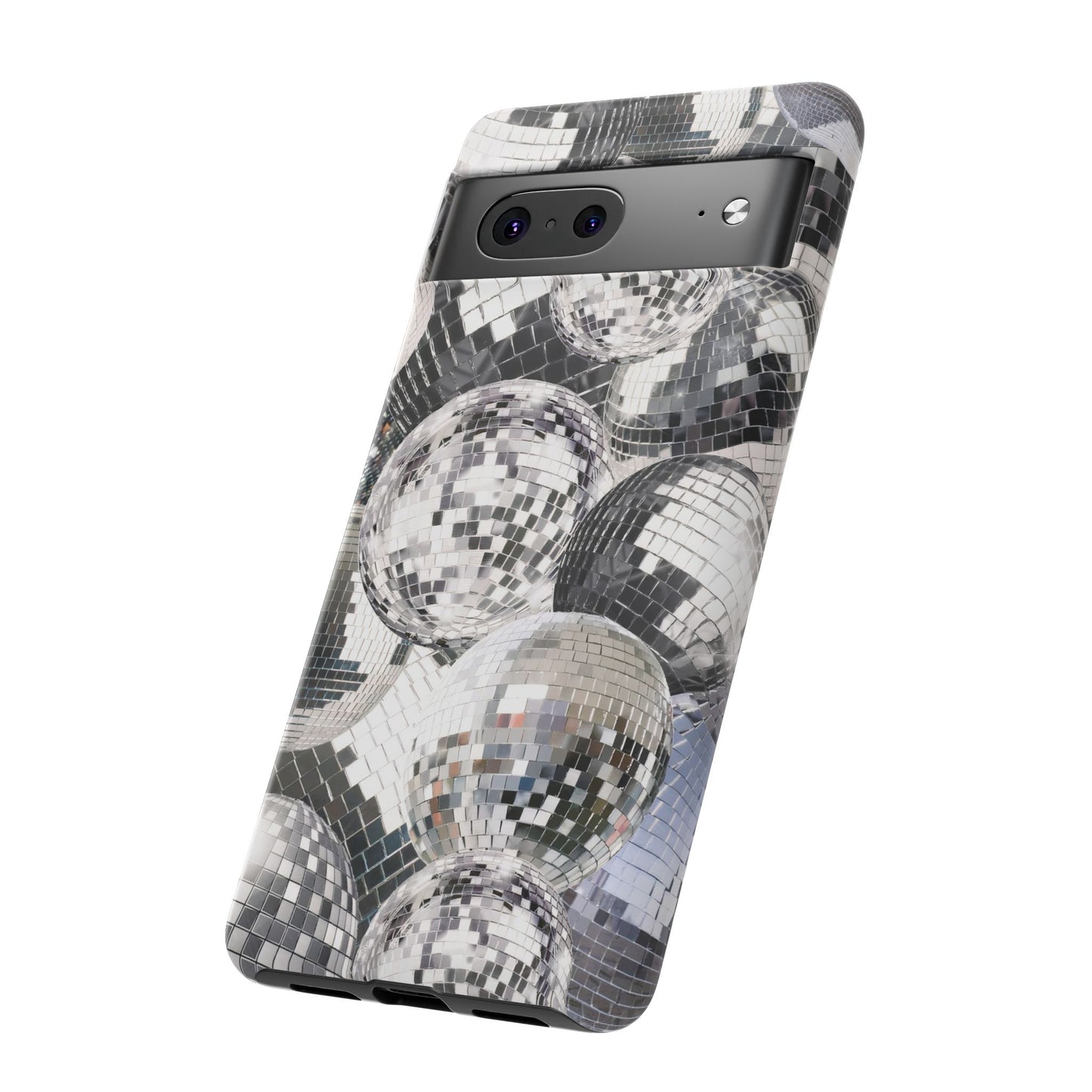 Disco Ball Silver Phone Case compatible with Google Pixel