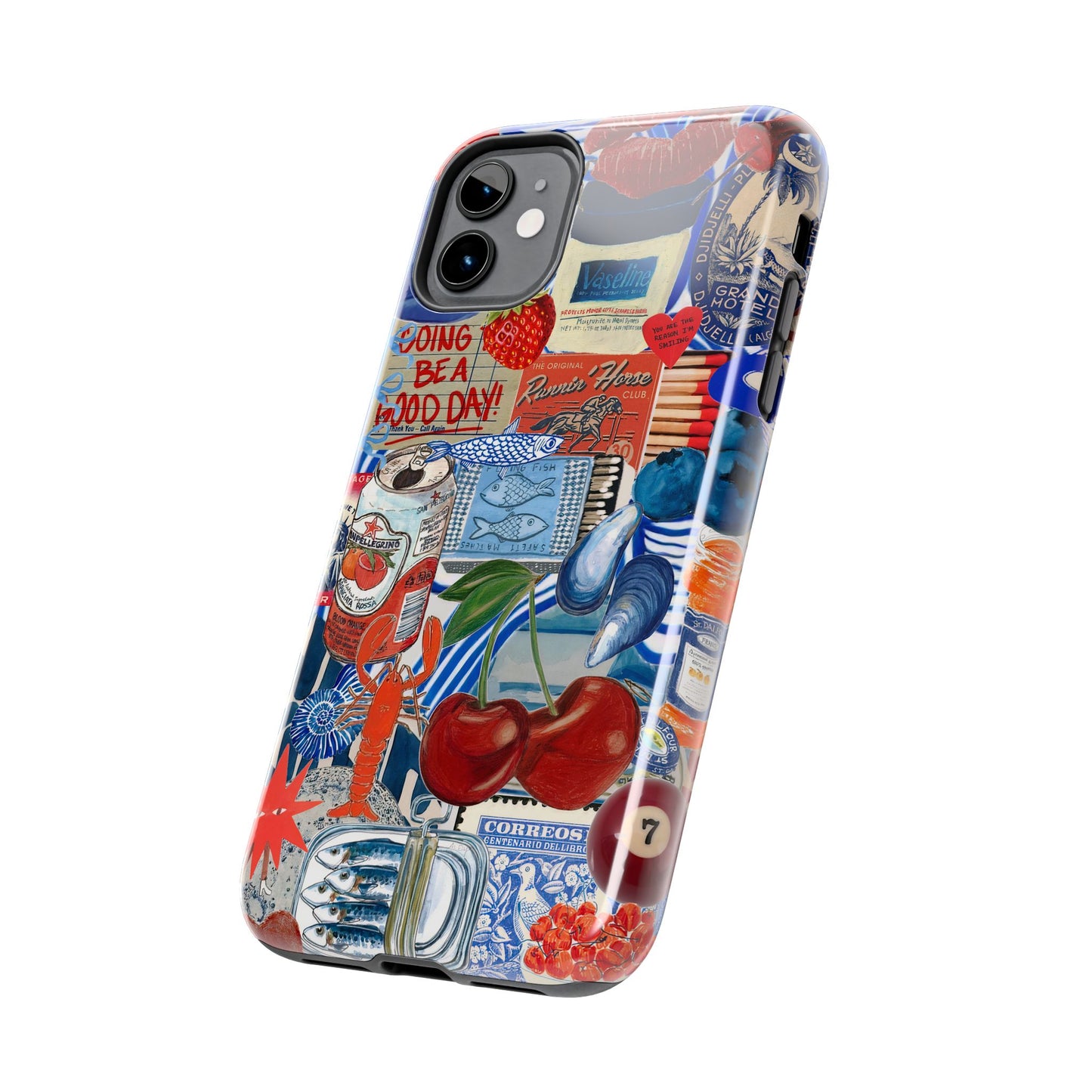 Vintage Collage Phone Case compatible with iPhone