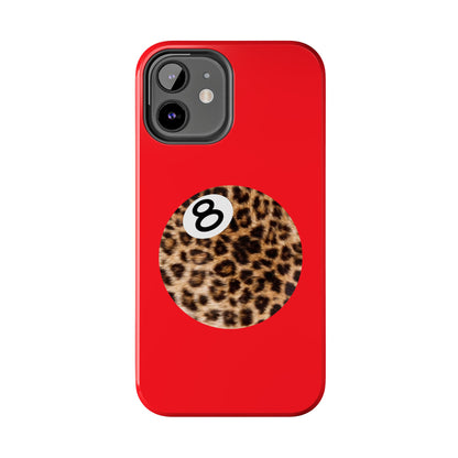 Leopard 8 Ball Phone Case compatible with iPhone