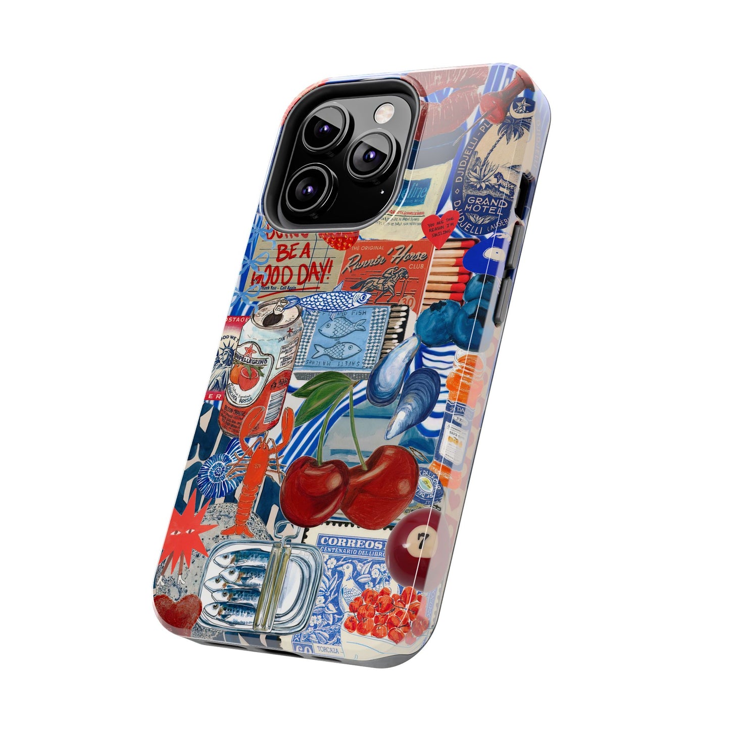 Vintage Collage Phone Case compatible with iPhone