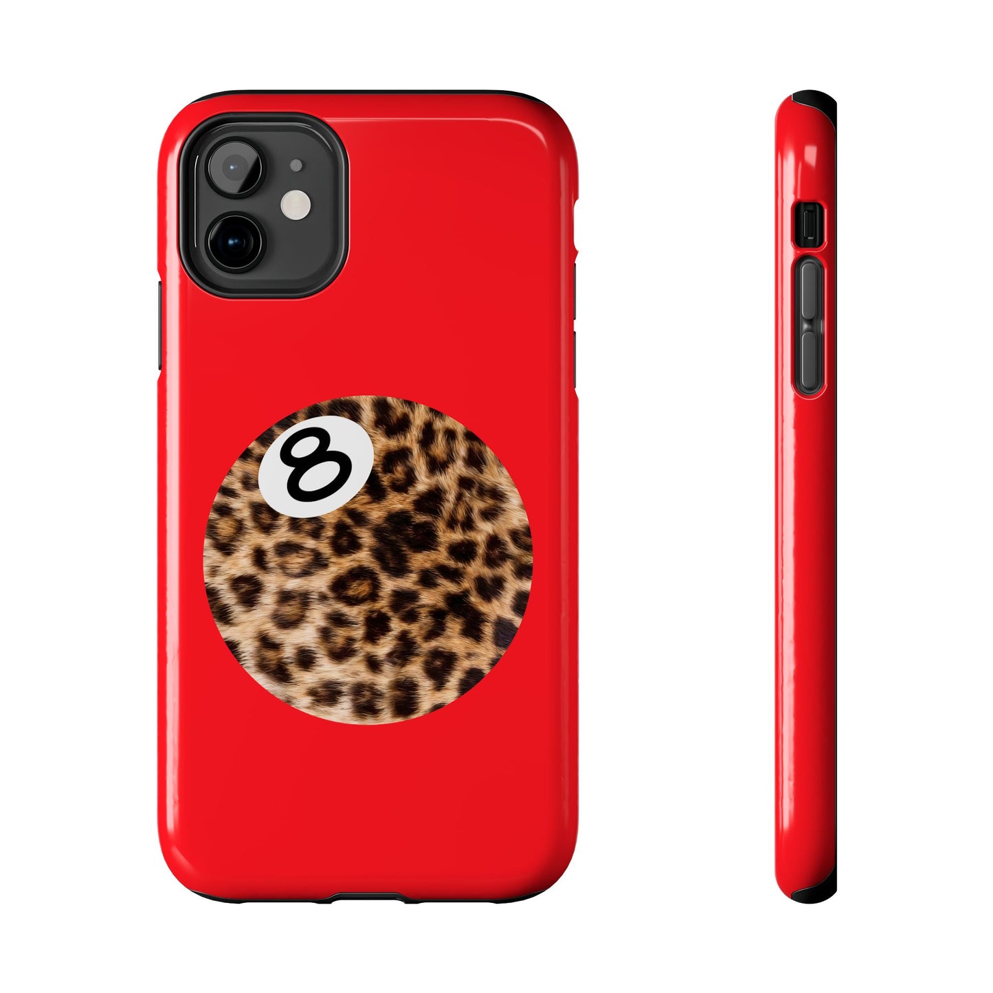 Leopard 8 Ball Phone Case compatible with iPhone