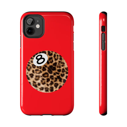 Leopard 8 Ball Phone Case compatible with iPhone