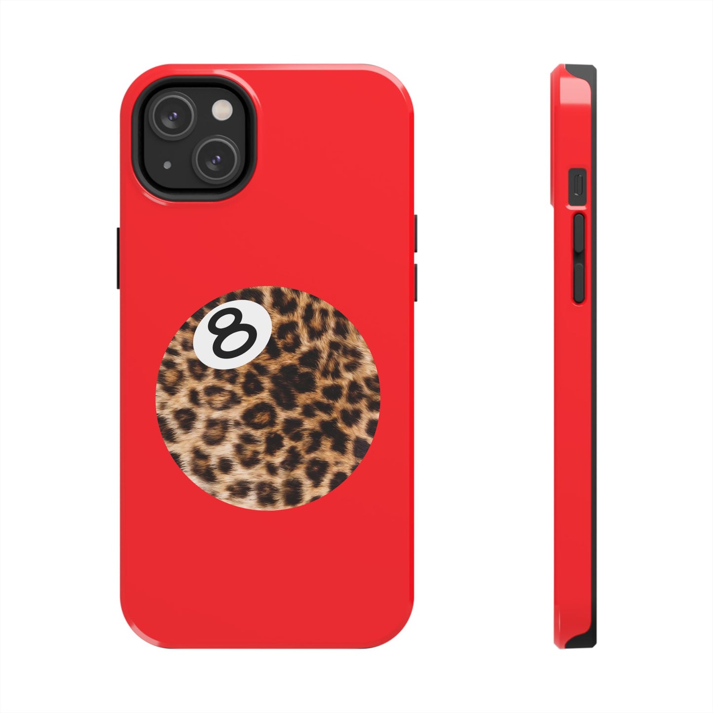 Leopard 8 Ball Phone Case compatible with iPhone