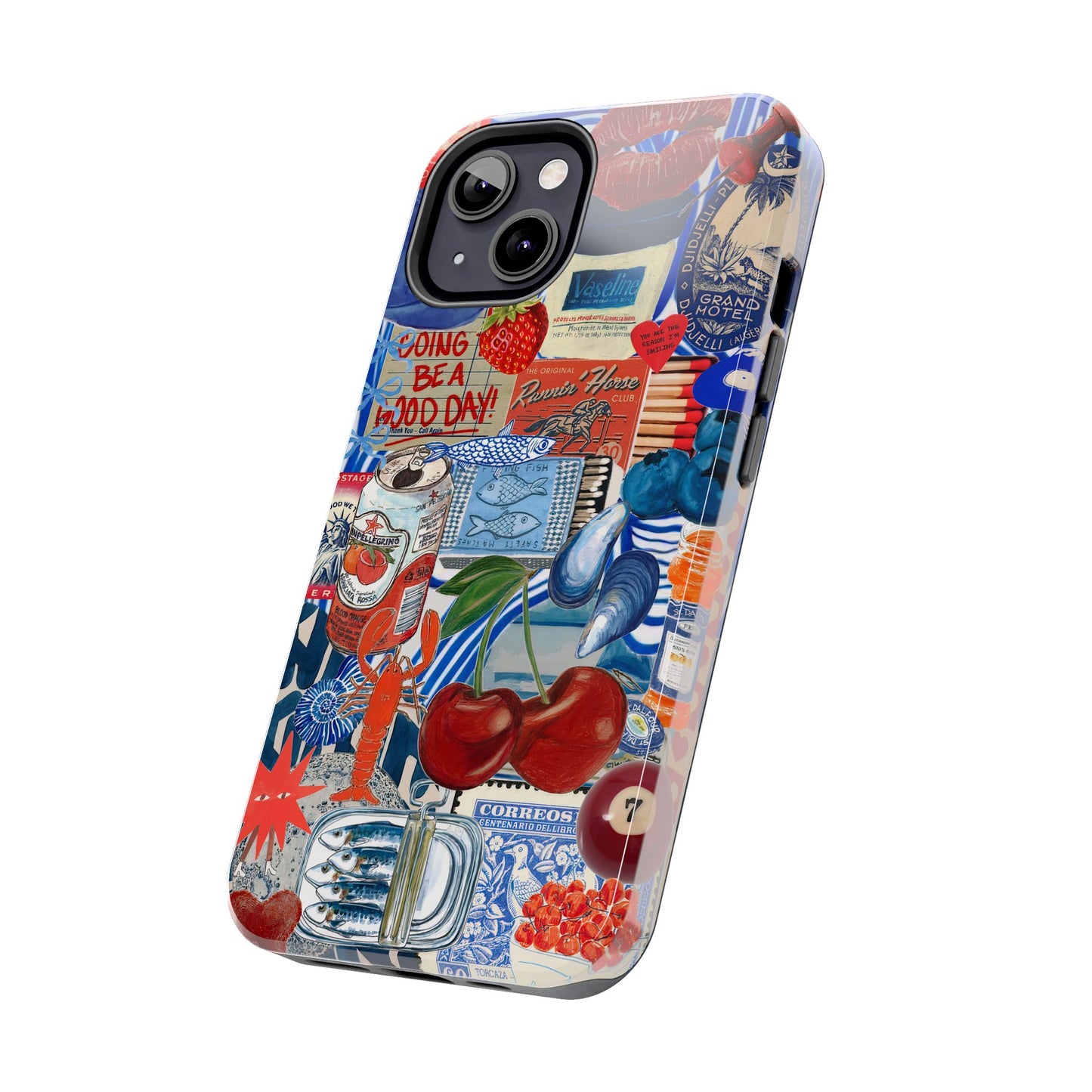 Vintage Collage Phone Case compatible with iPhone