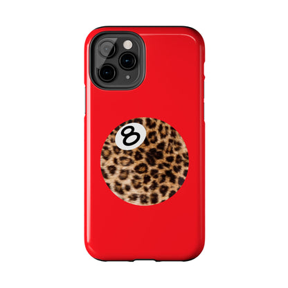 Leopard 8 Ball Phone Case compatible with iPhone