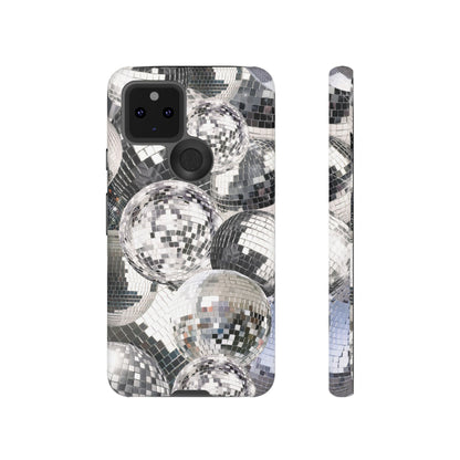 Disco Ball Silver Phone Case compatible with Google Pixel