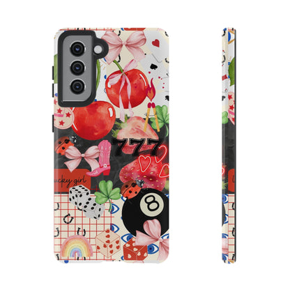 Lucky Girl Phone Case compatible with Samsung