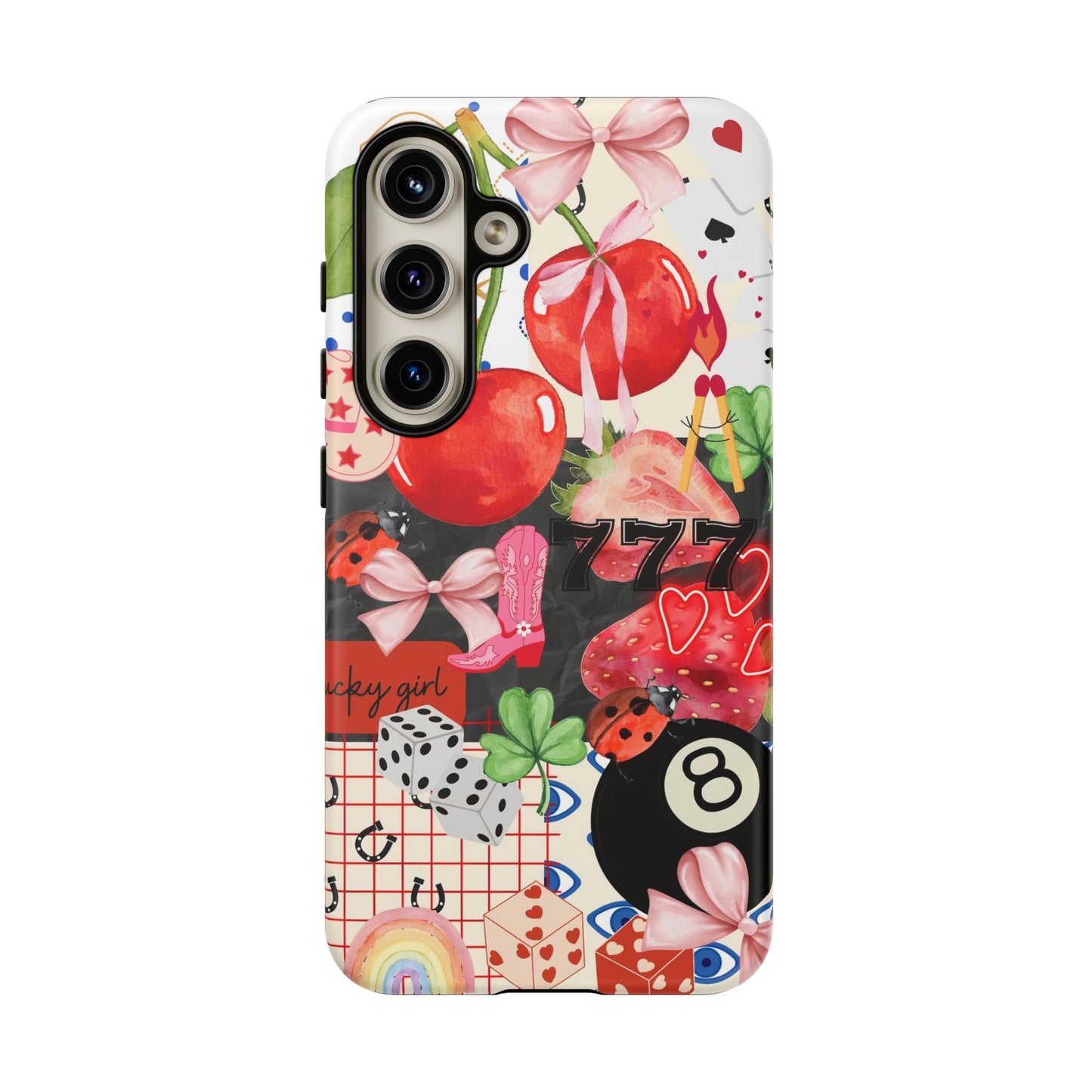 Lucky Girl Phone Case compatible with Samsung