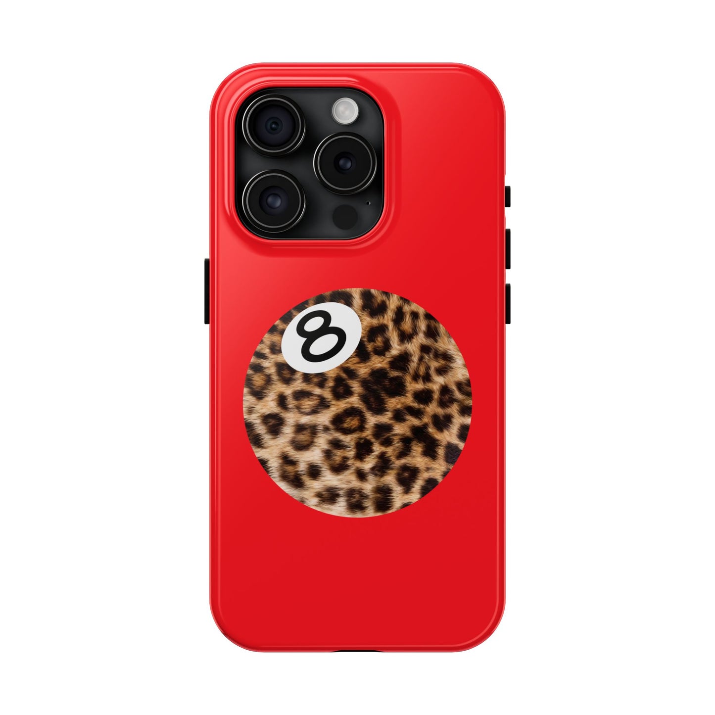 Leopard 8 Ball Phone Case compatible with iPhone