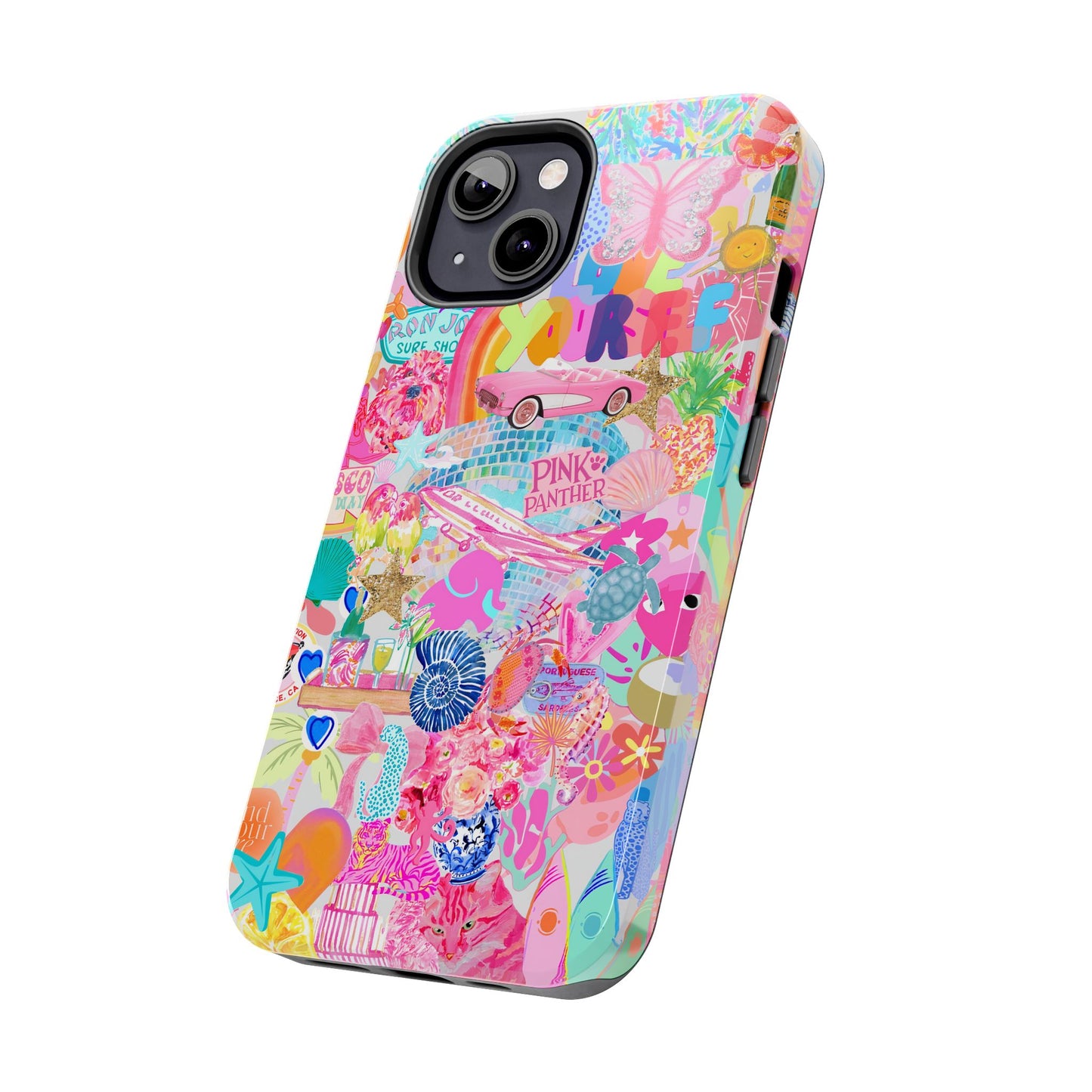 Pink Love Phone Case compatible with iPhone