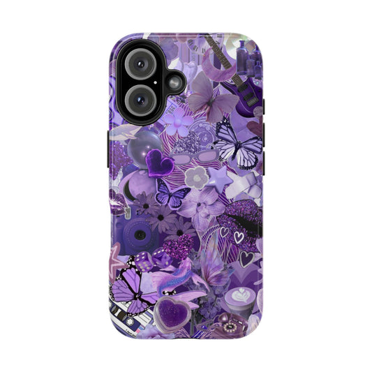 Purple Butterflies Phone Case compatible with iPhone