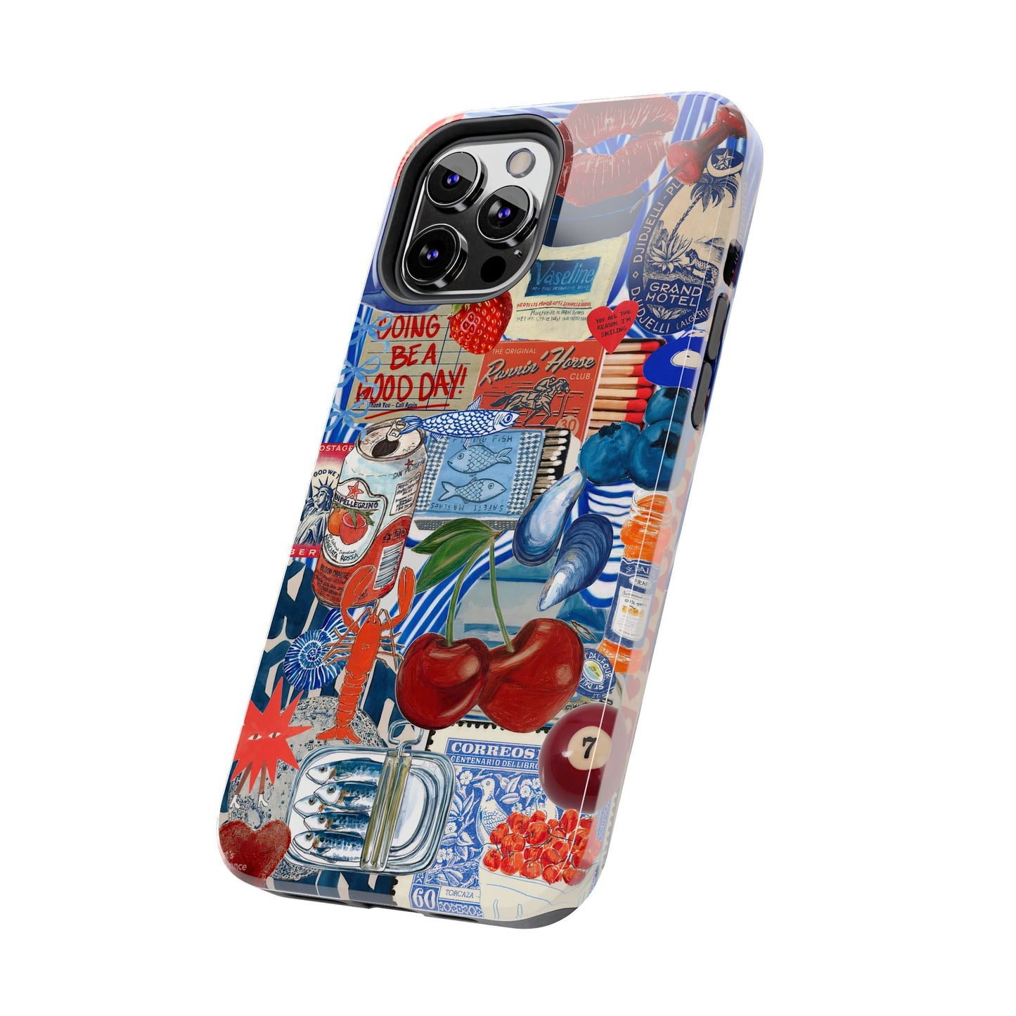 Vintage Collage Phone Case compatible with iPhone