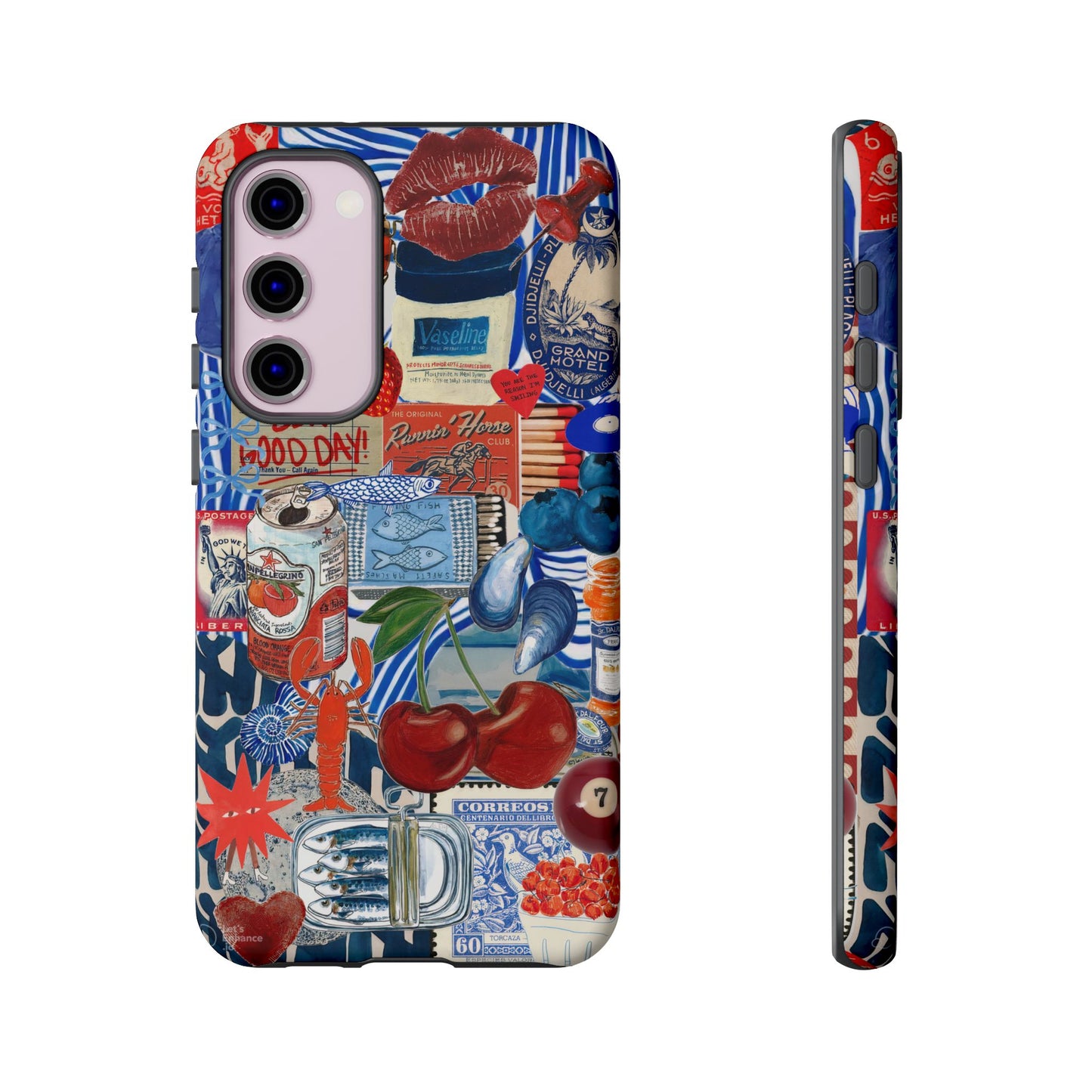 Vintage Collage Phone Case compatible with Samsung