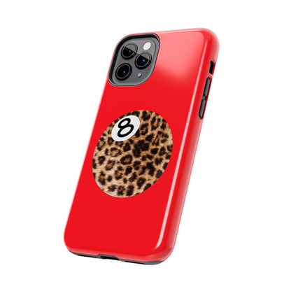 Leopard 8 Ball Phone Case compatible with iPhone