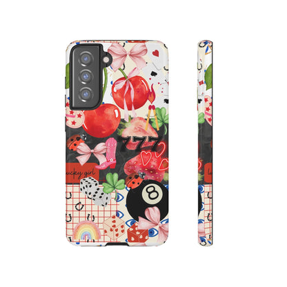 Lucky Girl Phone Case compatible with Samsung