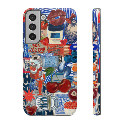 Vintage Collage Phone Case compatible with Samsung