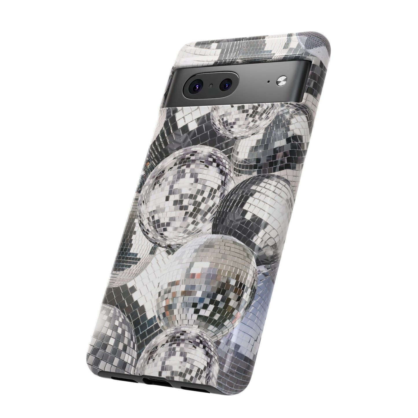 Disco Ball Silver Phone Case compatible with Google Pixel