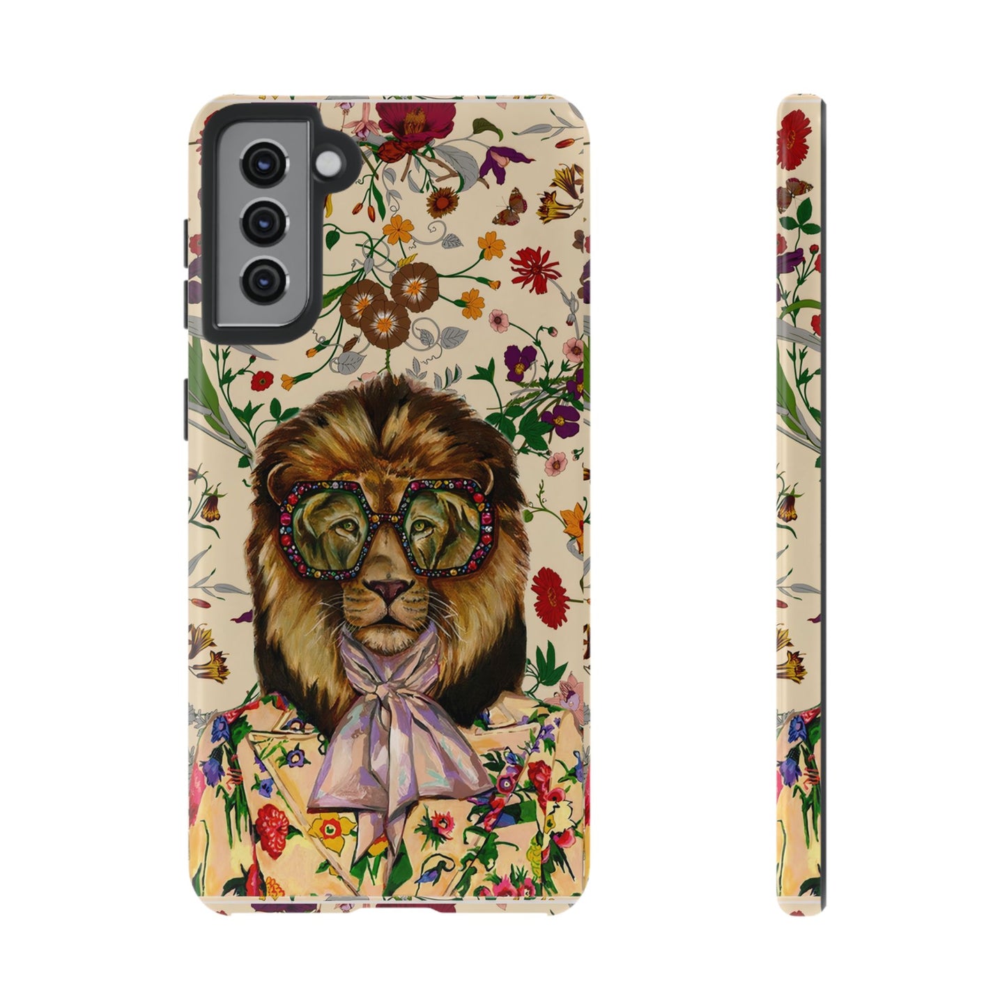 Fashion Lion Phone Case compatible with Samsung