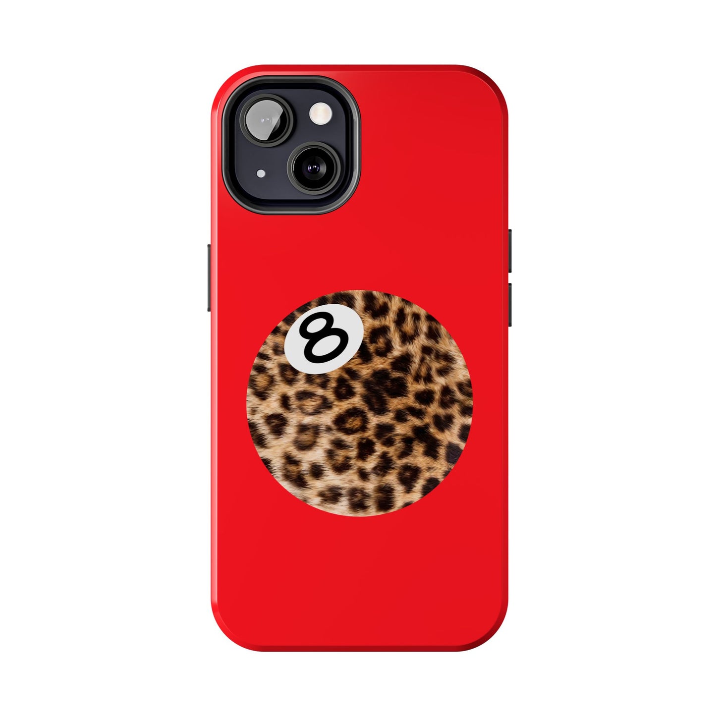 Leopard 8 Ball Phone Case compatible with iPhone