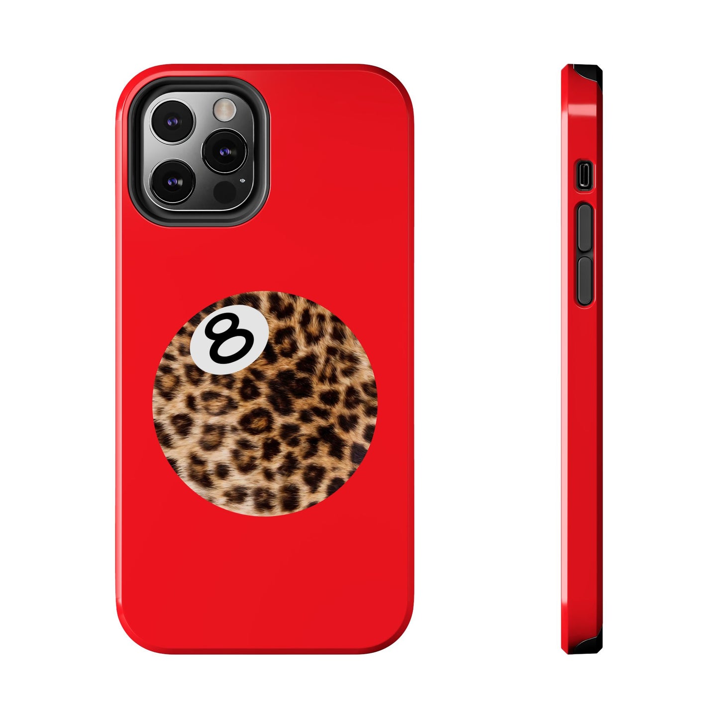 Leopard 8 Ball Phone Case compatible with iPhone