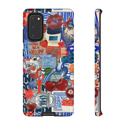 Vintage Collage Phone Case compatible with Samsung