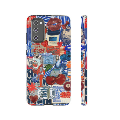 Vintage Collage Phone Case compatible with Samsung