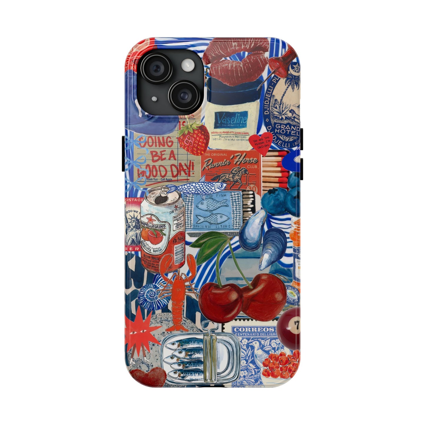 Vintage Collage Phone Case compatible with iPhone