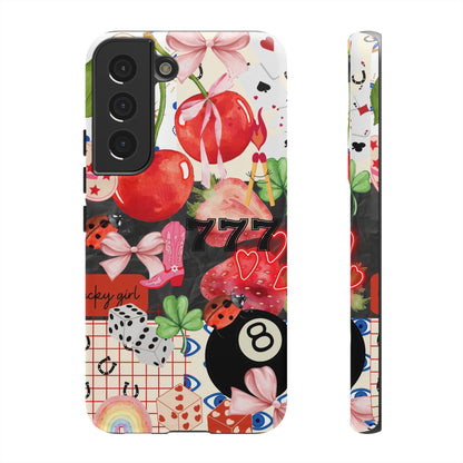 Lucky Girl Phone Case compatible with Samsung