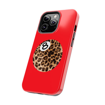 Leopard 8 Ball Phone Case compatible with iPhone