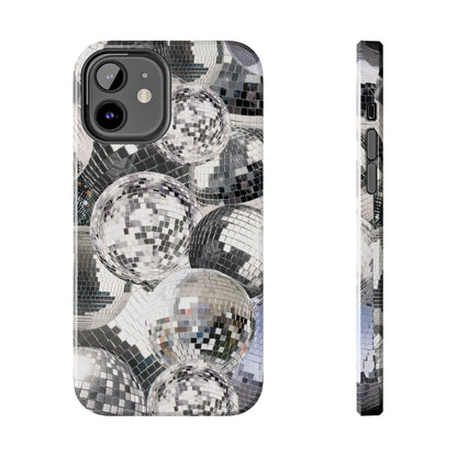 Disco Ball Silver Phone Case compatible with iPhone