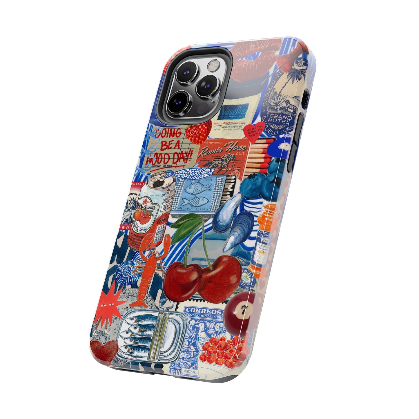 Vintage Collage Phone Case compatible with iPhone