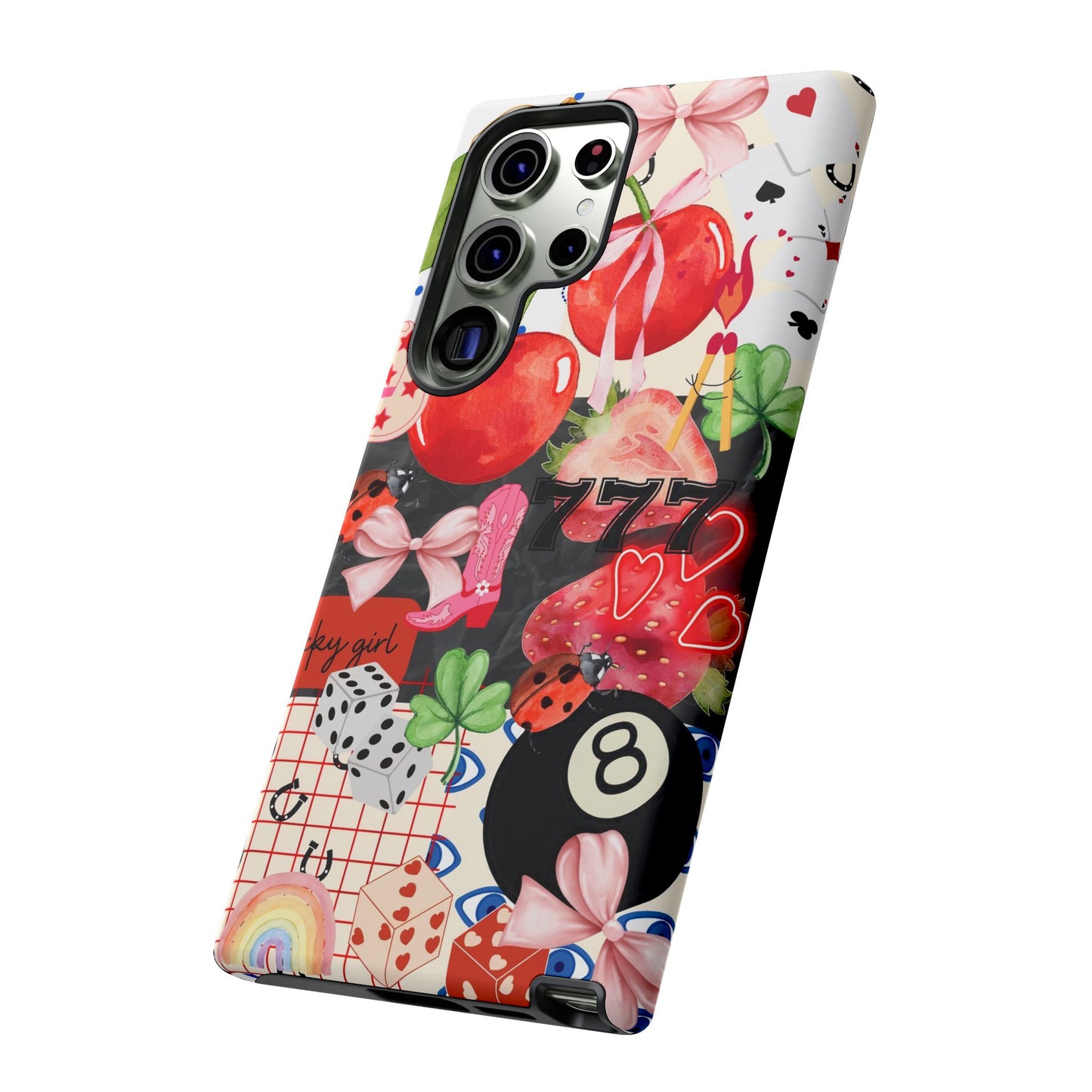 Lucky Girl Phone Case compatible with Samsung