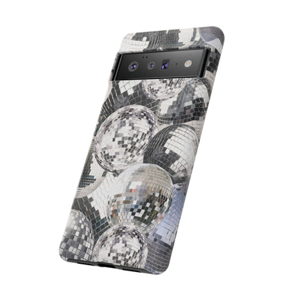 Disco Ball Silver Phone Case compatible with Google Pixel