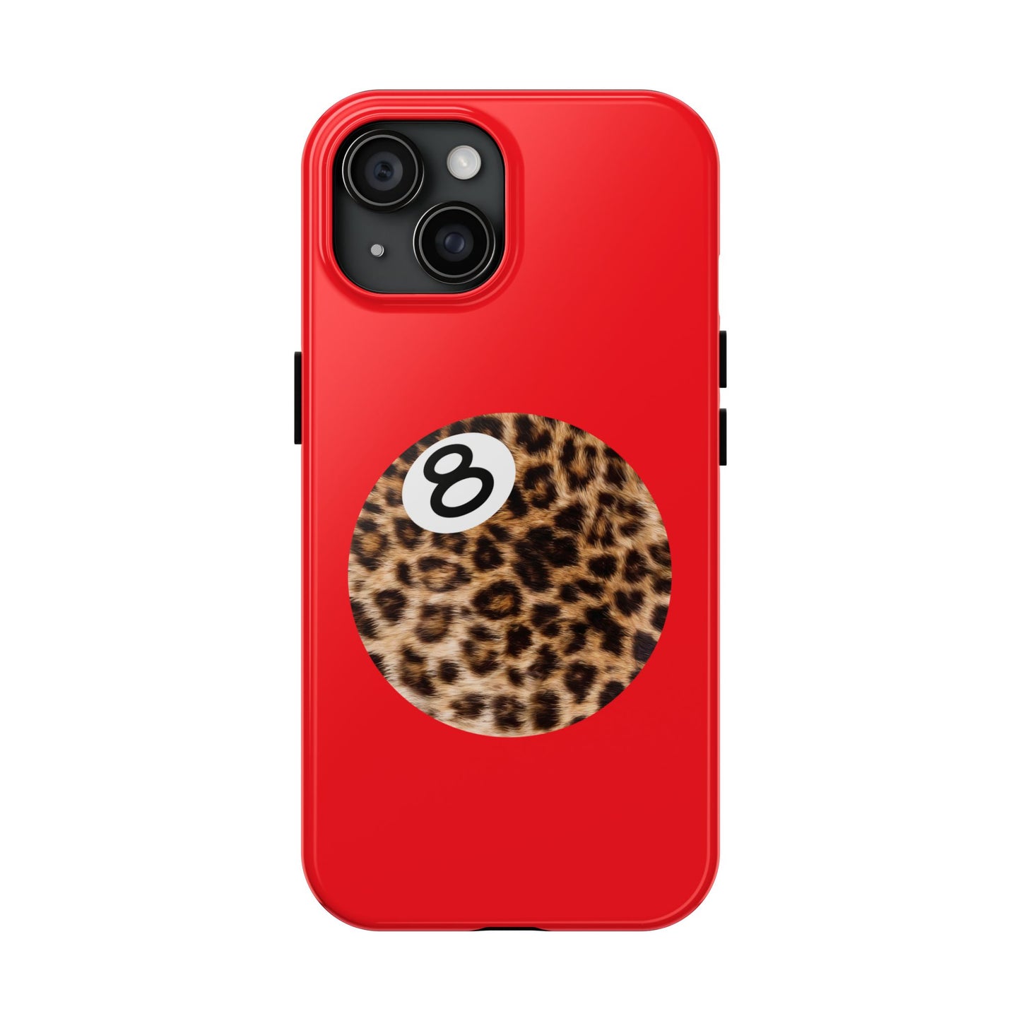 Leopard 8 Ball Phone Case compatible with iPhone