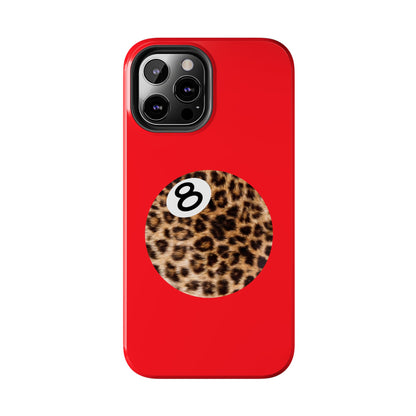 Leopard 8 Ball Phone Case compatible with iPhone