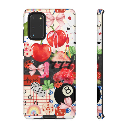 Lucky Girl Phone Case compatible with Samsung