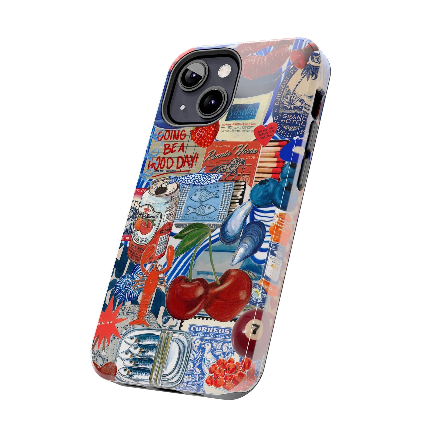 Vintage Collage Phone Case compatible with iPhone