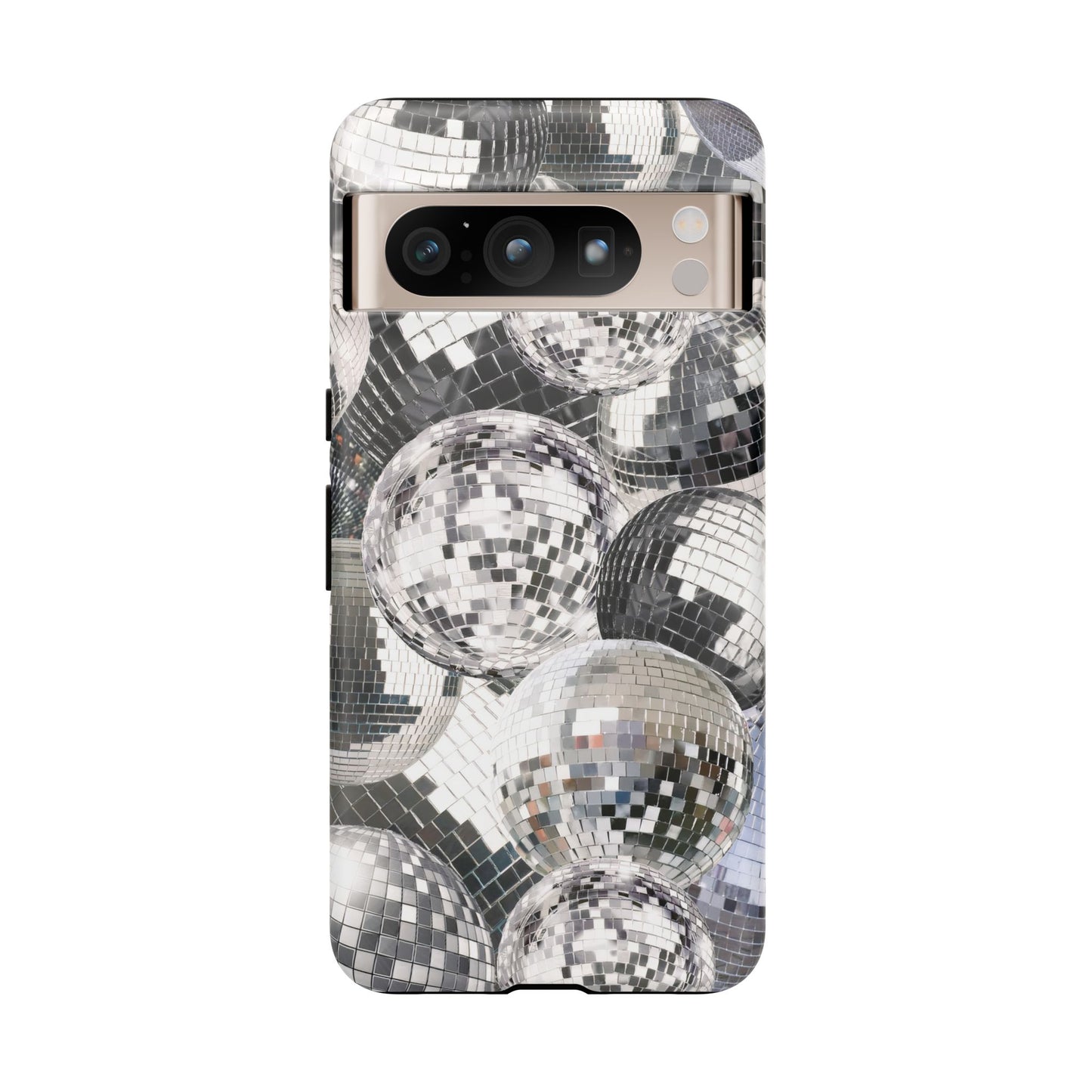 Disco Ball Silver Phone Case compatible with Google Pixel