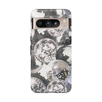 Disco Ball Silver Phone Case compatible with Google Pixel