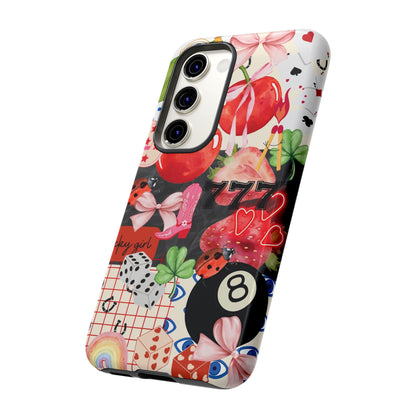 Lucky Girl Phone Case compatible with Samsung