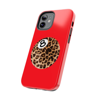 Leopard 8 Ball Phone Case compatible with iPhone