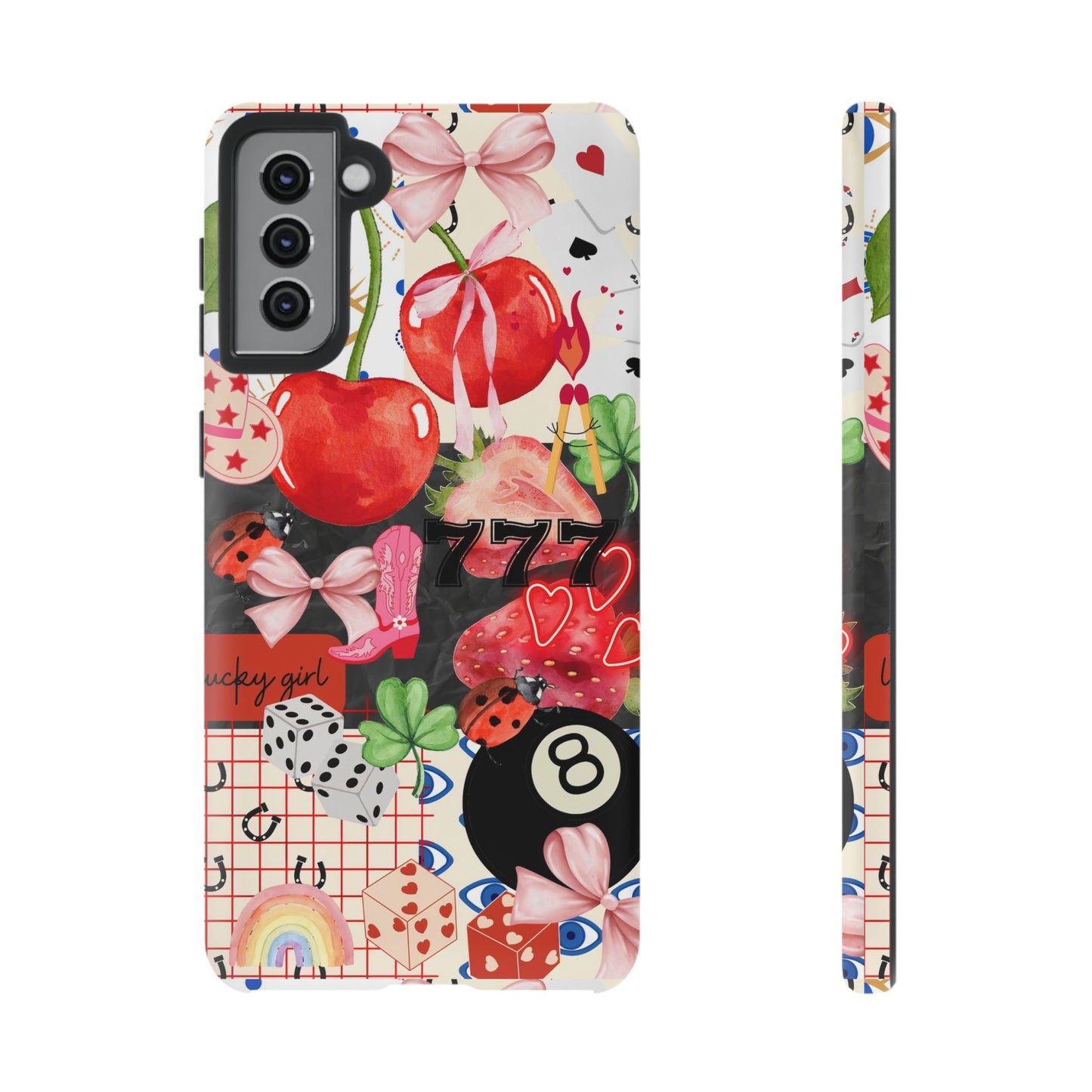 Lucky Girl Phone Case compatible with Samsung