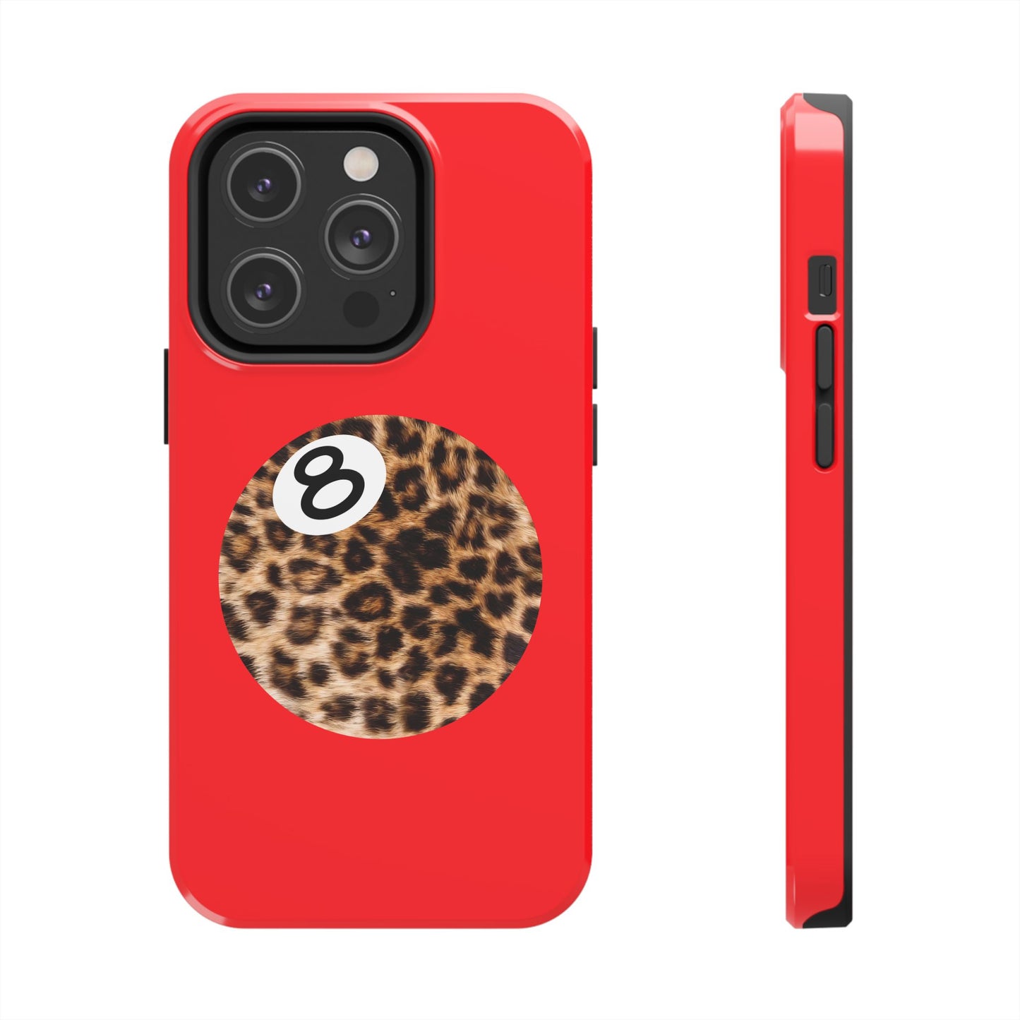 Leopard 8 Ball Phone Case compatible with iPhone